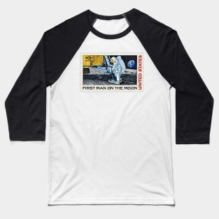 Moon Landing - Design 1 Baseball T-Shirt